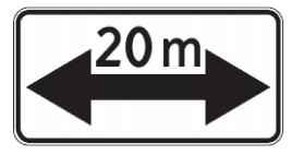 811. Galiojimo zona į abi puses 