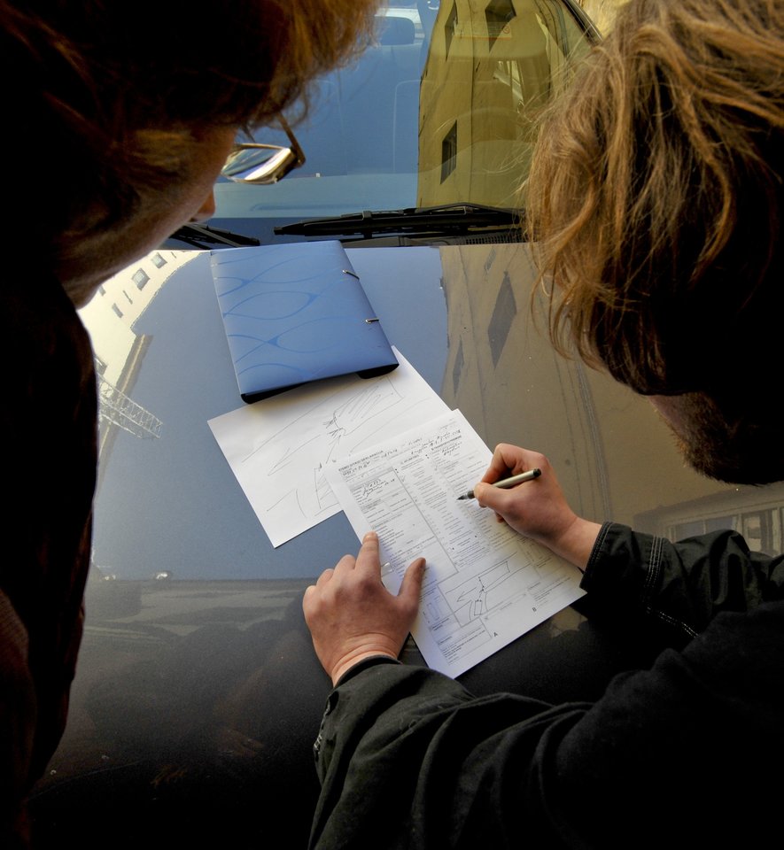 Eismo įvykio deklaracijos pildymas