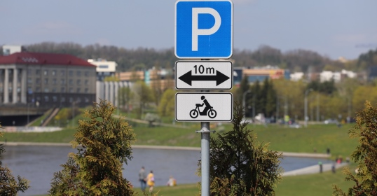 Motociklininkams skirtos stovėjimo vietos