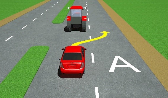 Kokios dviratės transporto priemonės negali važiuoti A juosta?