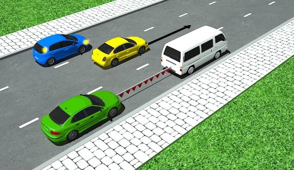 Automobilio vilkimas lynu