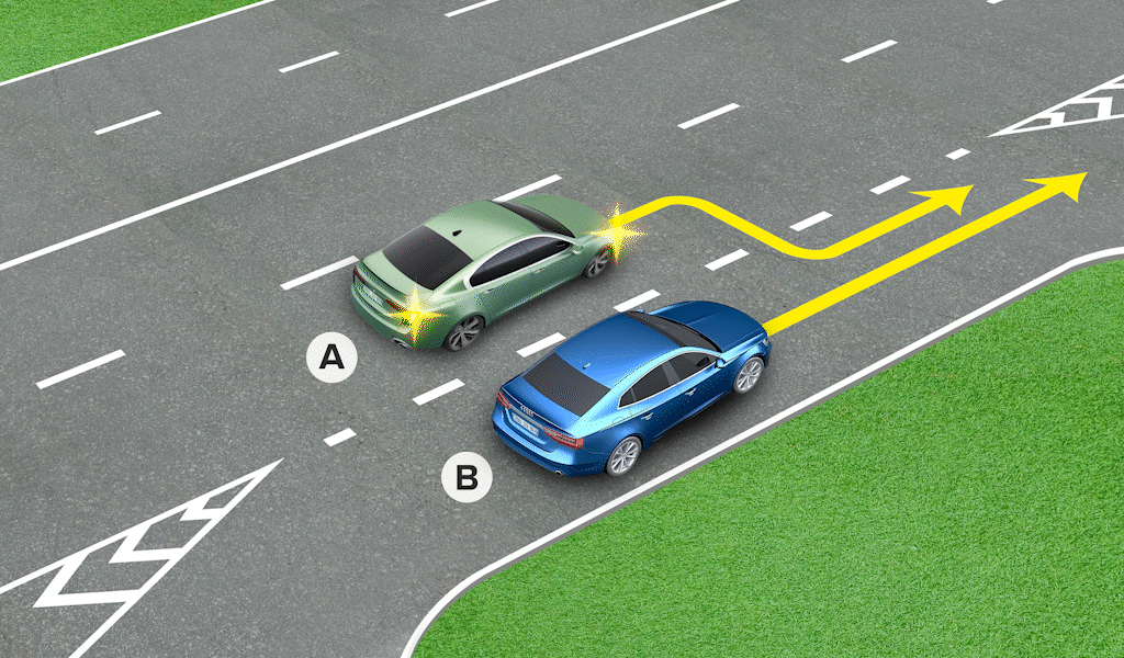 persirikiuoti į lėtėjimo eismo juostą